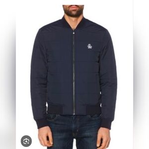 Original Penguin Quilted Bomber Men Jacket Size S